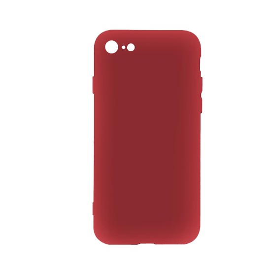 Silicone Case with Camera Shield for Apple iPhone 7g/8g Red